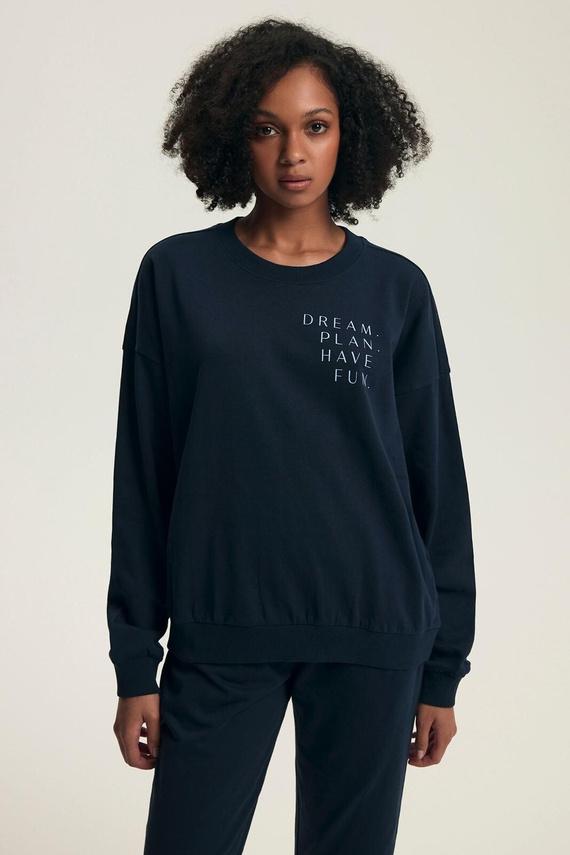 Henderson 43705 Delancy – piżama damska bawełniana z długim rękawem