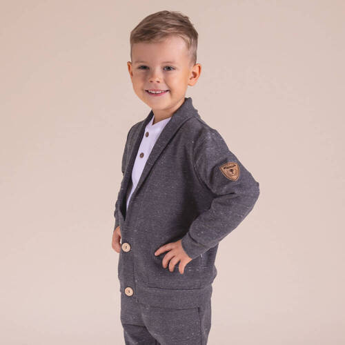 169553 Mix Bluza dresowa Nicol - grafitowy