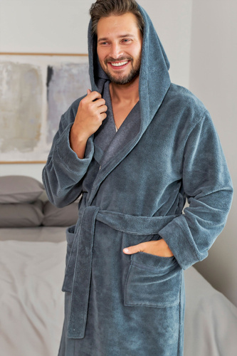 SWW.7135 Szlafrok damski Doctor Nap - grey