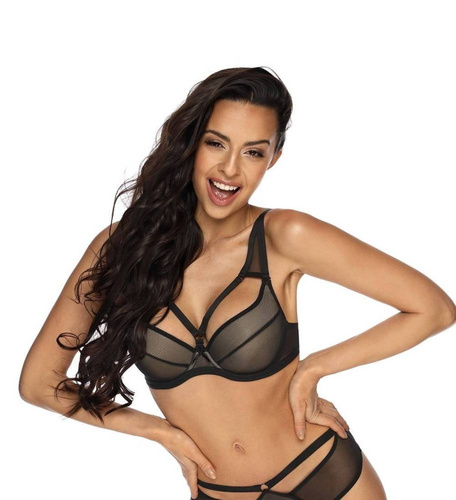 F 0193/5 Aggie Figi damskie Mat czarny