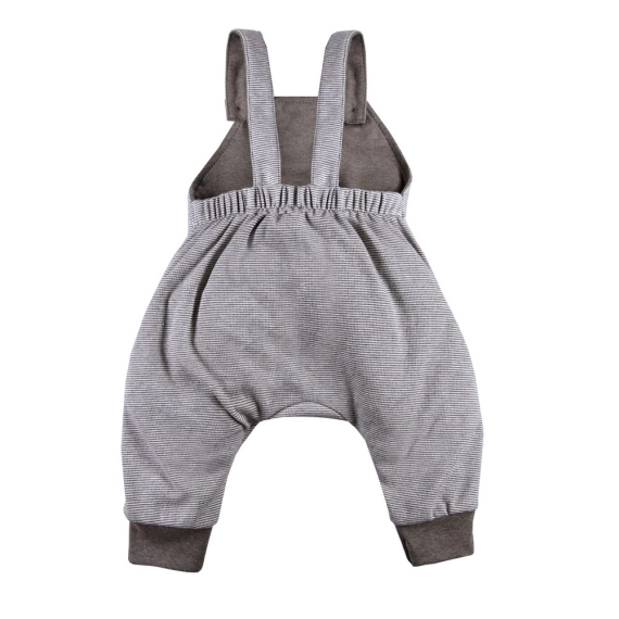 Ogrodniczki niemowlęce UNIQUE Ewa Klucze -grafit