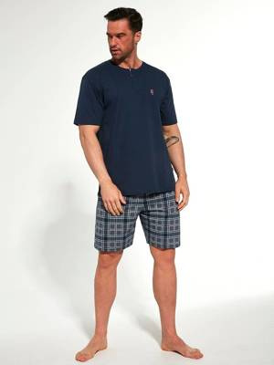 Piżama męska 327/129 Marcus  Cornette - granatowy