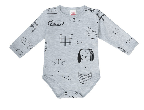 Body z długim rękawem "CATS AND DOGS" Makoma