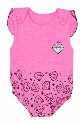 Body niemowlęce krótki rękaw DIAMENCIK Koala różowe