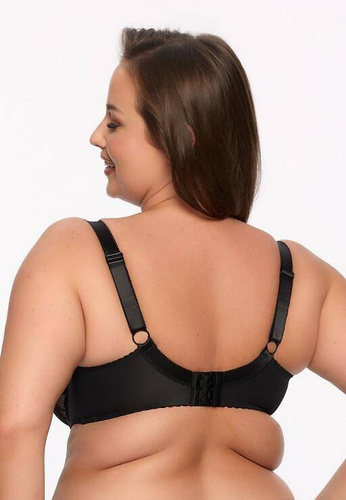 Biustonosz półusztywniany BSM 1134 Keto Maxi Gaia -czarny