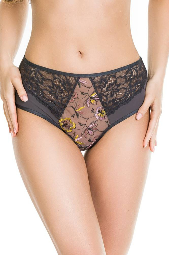 Figi pełne 19163 Sunflower Mediolano grafitowy