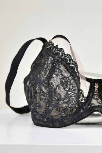 Biustonosz miękki 19160 Madame Mediolano czarny