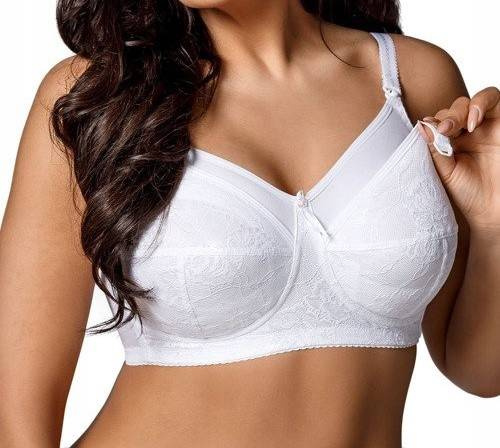 1158 Biustonosz miękki do karmienia Ava - biały