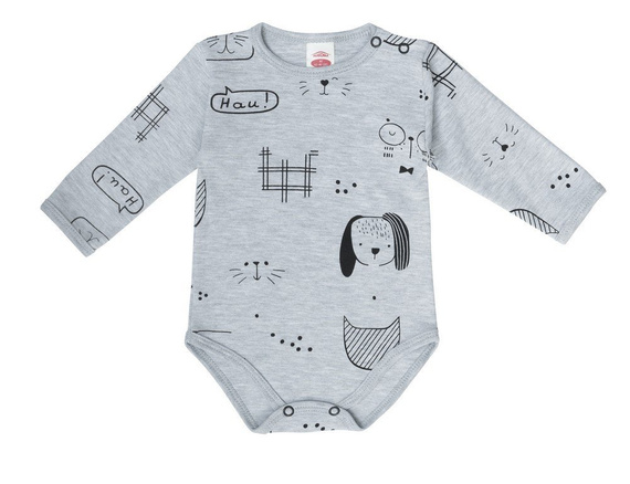 Body z długim rękawem "CATS AND DOGS" Makoma