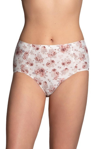 Figi Damskie L-POL 5031 MD-N Midi Lama- ecru