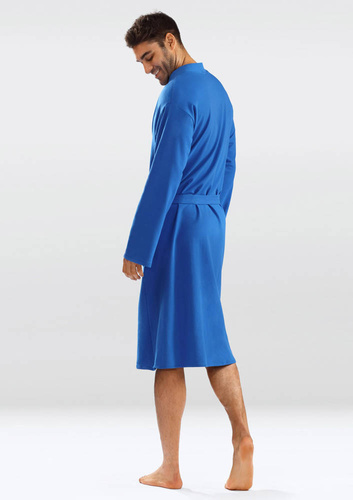 Szlafrok męski Harry Dkaren - niebieski