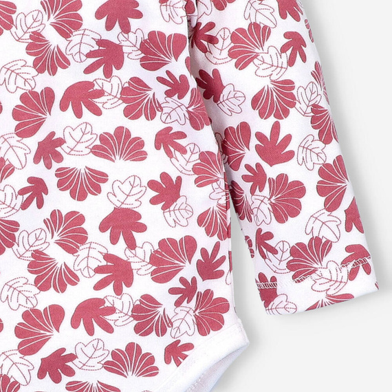 Body dla dziewczynki z bawełny organicznej Wesoła Panda Nini