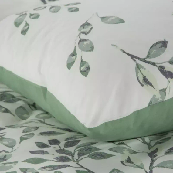 Pościel z mikrofibry liście Clarissa Desing91 zielony
