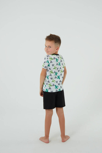 Piżama dla dziecka Picos Italian Fashion - druk/czarny 