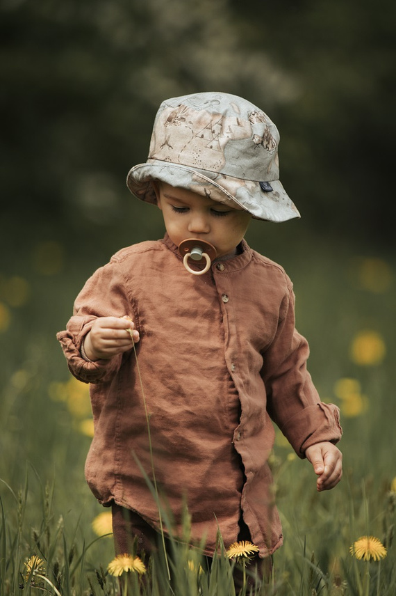 Kapelusik bawełniany Treasure Islands - Makaszka