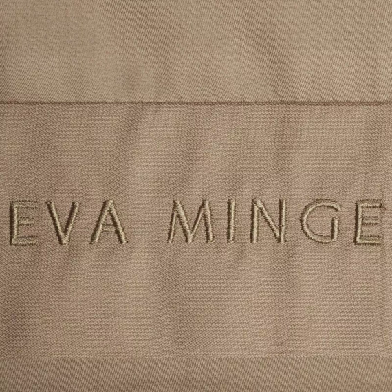 Jednobarwna pościel bawełniana Elegant 1E Eva Minge jasny brązowy | Satynowa miękkość w Twojej sypialni