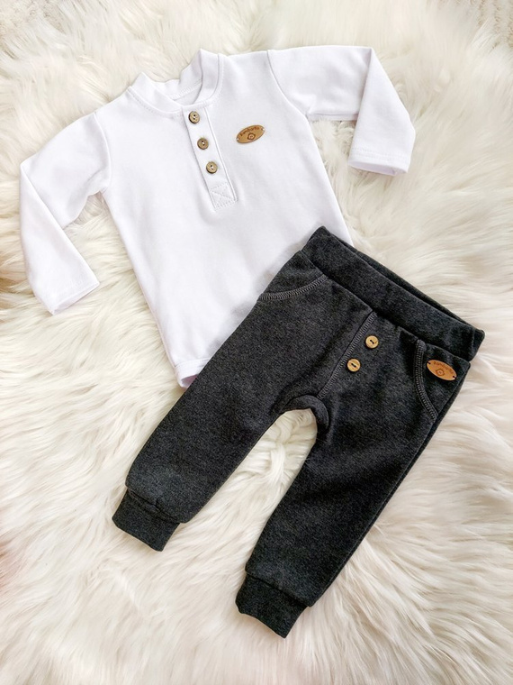 Spodnie niemowlęce Mieszko Bambarillo granatowy