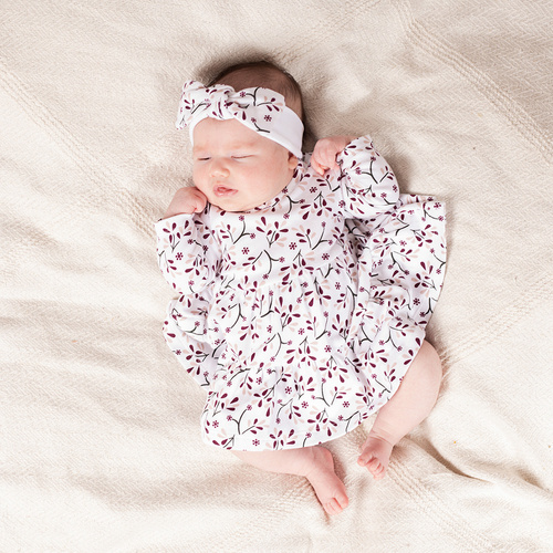 Opaska Nicol Alisa 217065 – bawełniana, dziewczęca, kokardka