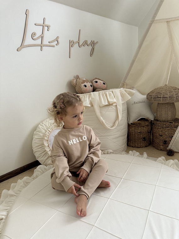 Bluza dresowa Hello Yosoy - karmelowy