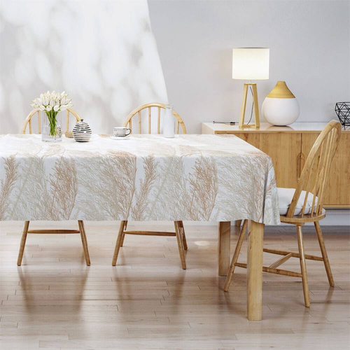 Obrus dekoracyjny 4138 A Panama 98 Detexpol beżowy liście