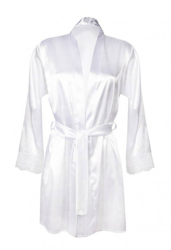 Gina Podomka Szlafrok Damski Dkaren - biała 