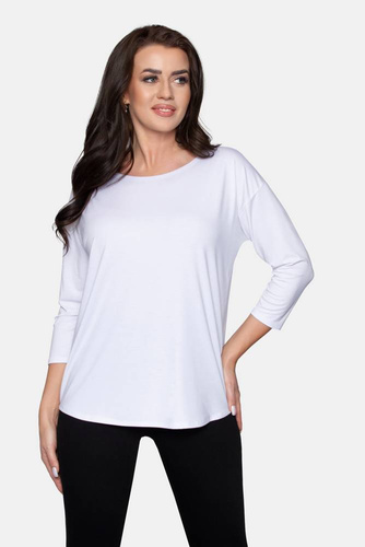 Bluzka rękaw 3/4 Camille Babell - biała