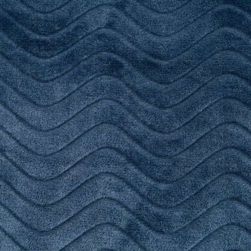 Koc narzuta z frędzlami Emma Eurofirany granatowy 