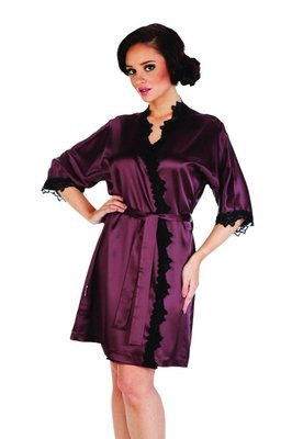 Szlafrok damski 929 Kleoree De Lafense -  plum