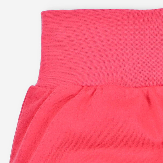 Półśpiochy z bawełny organicznej Kolorowy Las Nini malinowy