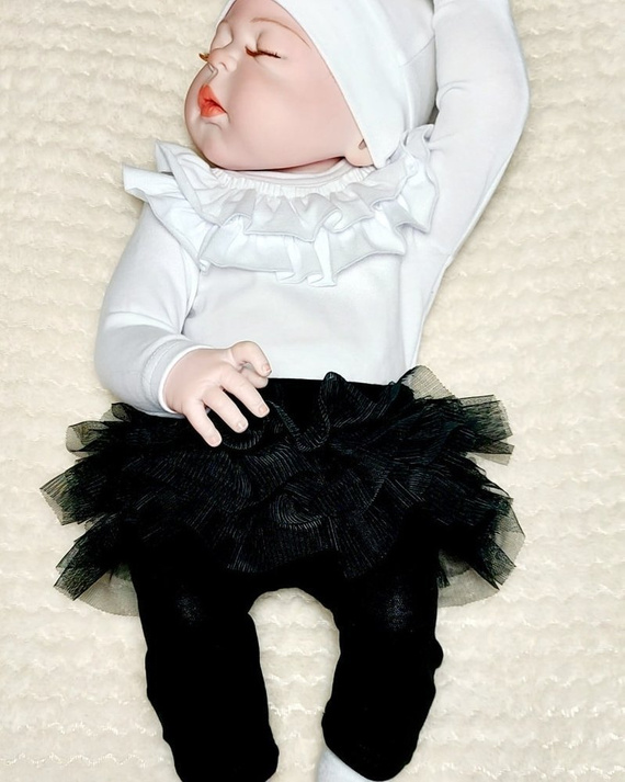 Body z długim rękawem Cała Ja Bambarillo biały