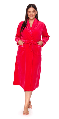 SWO.1078 Szlafrok damski Doctor Nap - hot pink