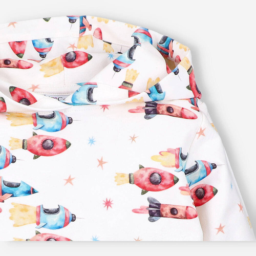 Bluza dresowa z kapturem I love Colors - rakiety