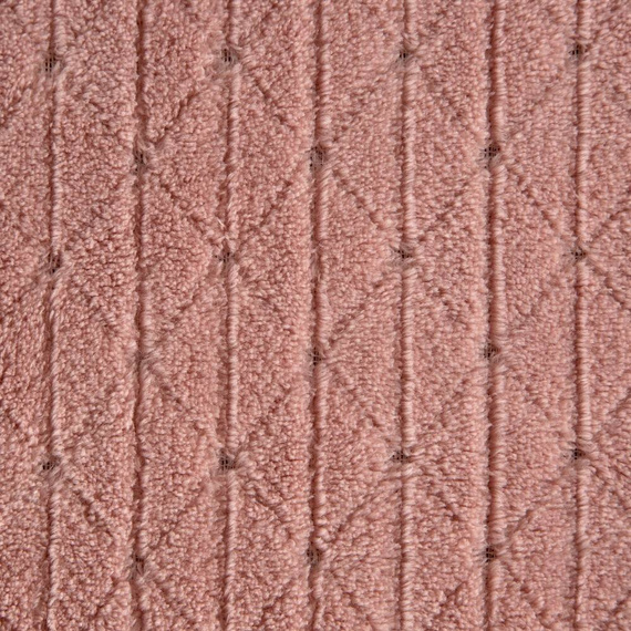 Koc narzuta z mikrofibry Cindy 4 Eurofirany pudrowy różowy