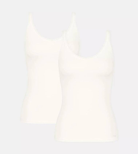 Koszulka damska Shirt 01 C2P Sloggi Go - silk white 