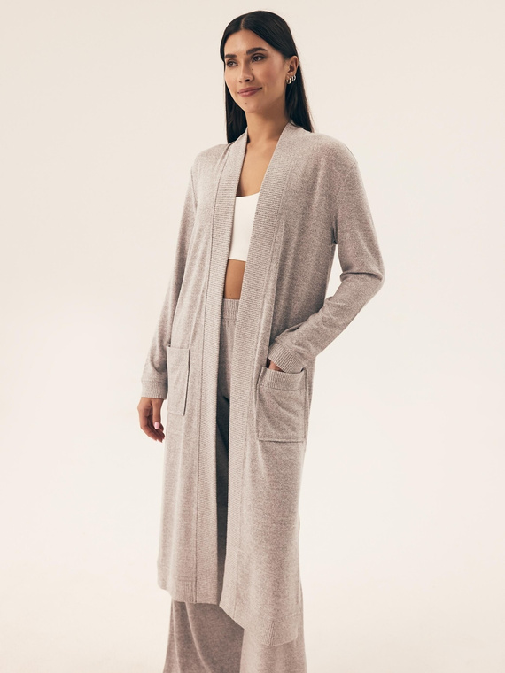 Szlafrok damski 41948 Fudge Henderson jasny szary