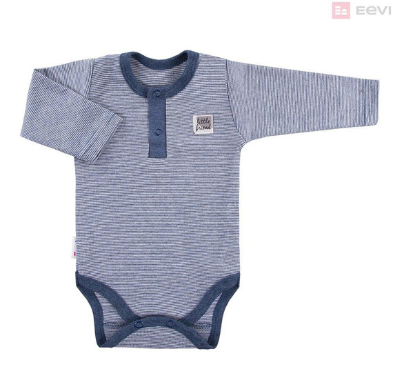 Body niemowlęce polo "SNOW" Ewa Klucze- paski bordo