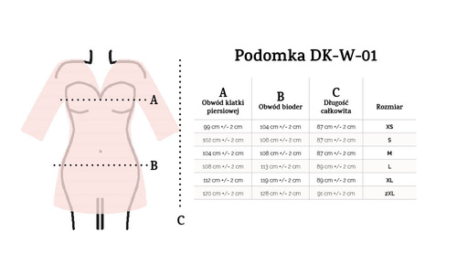 Szlafrok damski waflowy DK-W-01 Dkaren - ecru