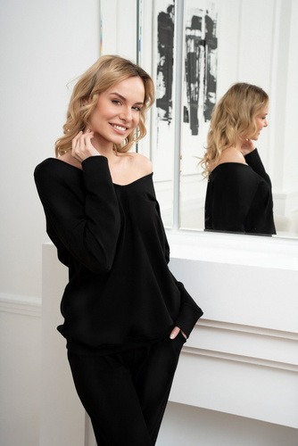 Bluza damska Karina Italian Fashion - czarna