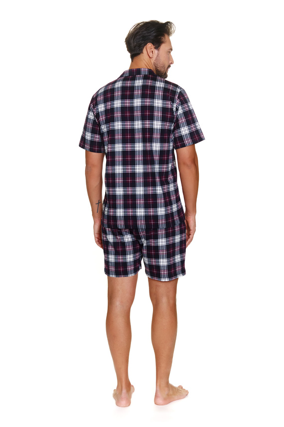 PMB.7234 Piżama Męska Doctor Nap - burgundy