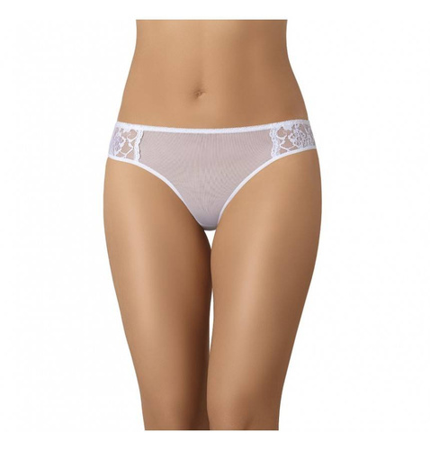 Figi siateczkowe z koronką Rose Teyli - biały