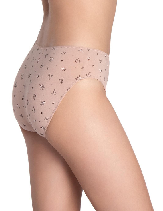 Figi damskie Lama L-120 BI-98 – klasyczne bawełniane bikini, 3 sztuki w zestawie