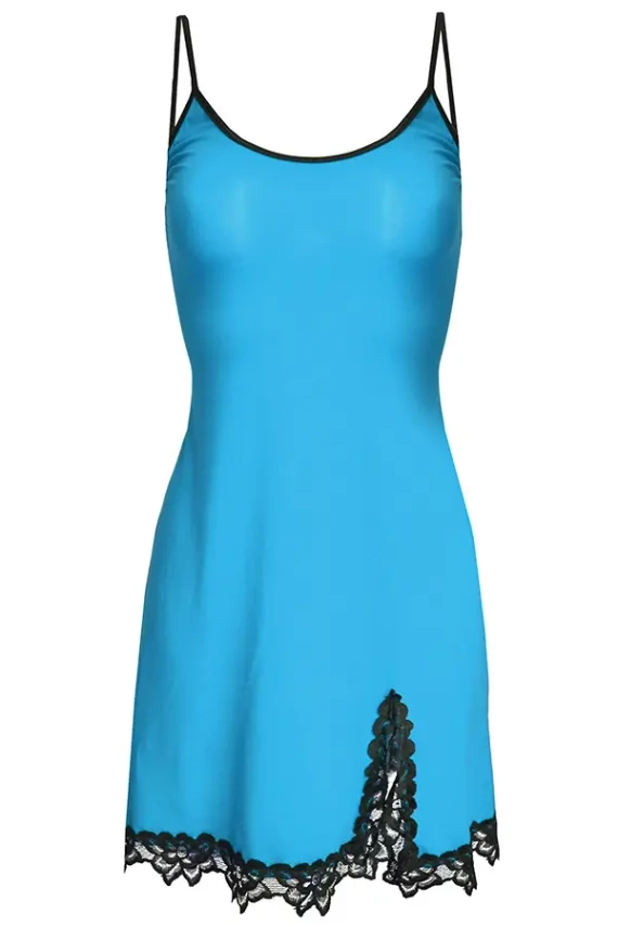 Halka Emma – wygodna i kobieca z koronką - turkus