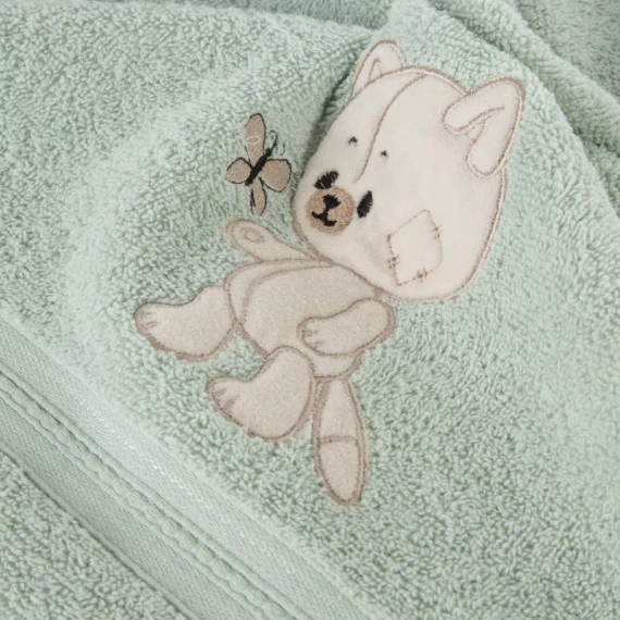 Ręcznik dziecięcy Miś Baby 66 Eurofirany miętowy