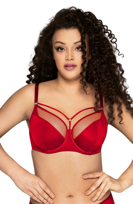 Półusztywniany Biustonosz 1030/1 Ava - czerwony