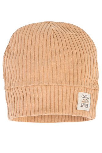 Czapeczka niemowlęca "Natural Harmony" Makoma latte