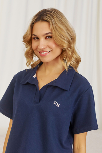 PM.7215 Piżama Damska Doctor Nap - navy