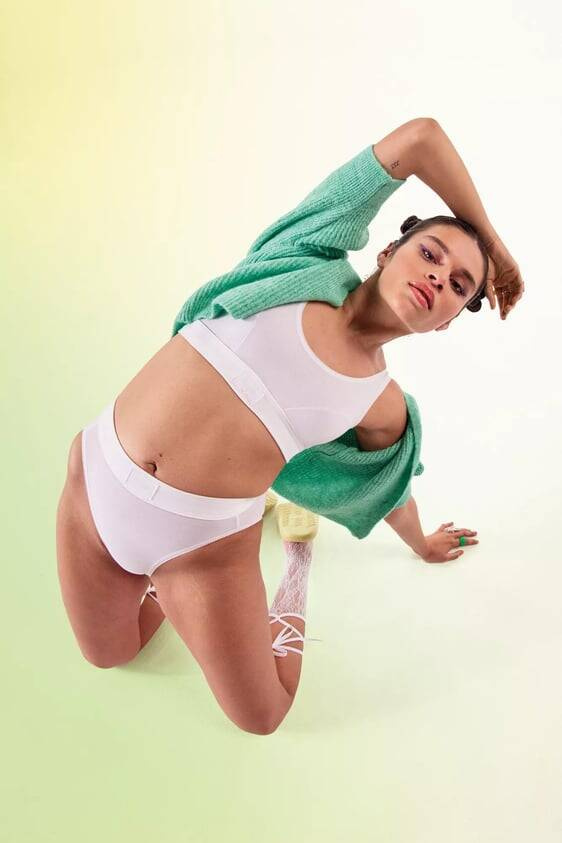 Top na ramiączkach Double Comfort Sloggi biały