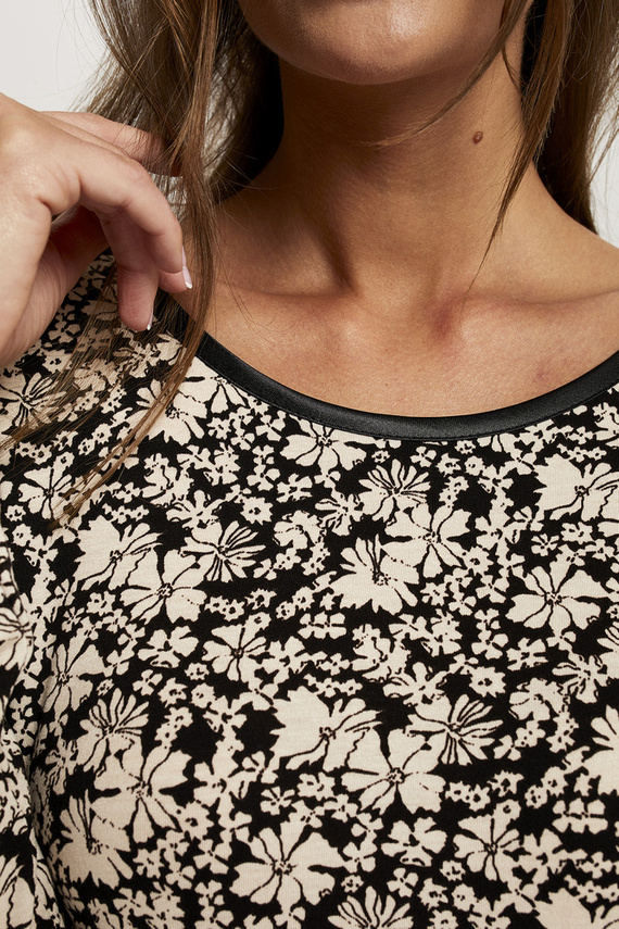 Koszula damska z długim rękawem Gujana Italia Fashion - druk