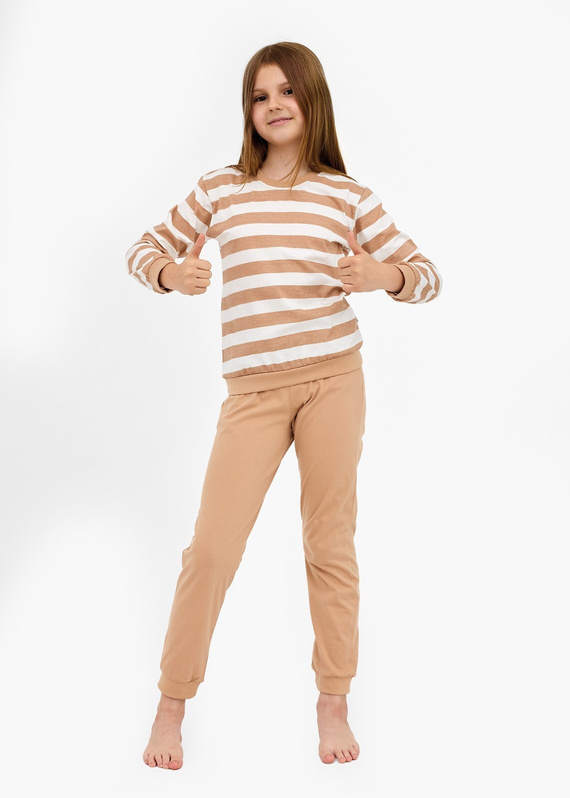 Bawełniana piżama dziewczęca 947/198 Molly 2 Cornette | Wygoda i styl na noc