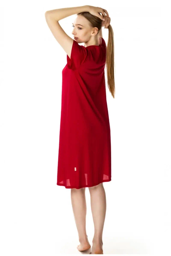 Koszula nocna damska 6127 Consuela Mewa burgundowy